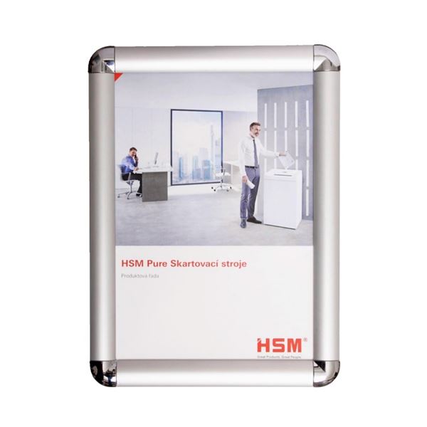 Klemmrahmen mit runden Ecken 25 mm, A3 29,7 x 42 cm