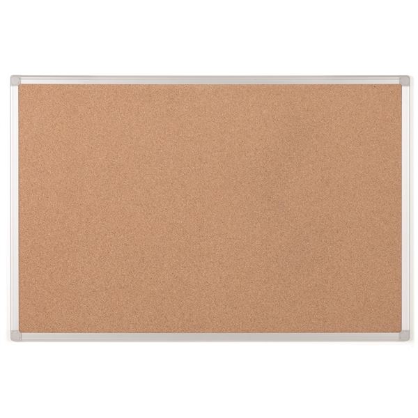 Erdkorkplatte 90 x 60 cm - Aluminiumrahmen