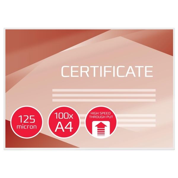 Laminiertaschen GBC, Hi-Speed, 2x125 mic, A4, glänzend