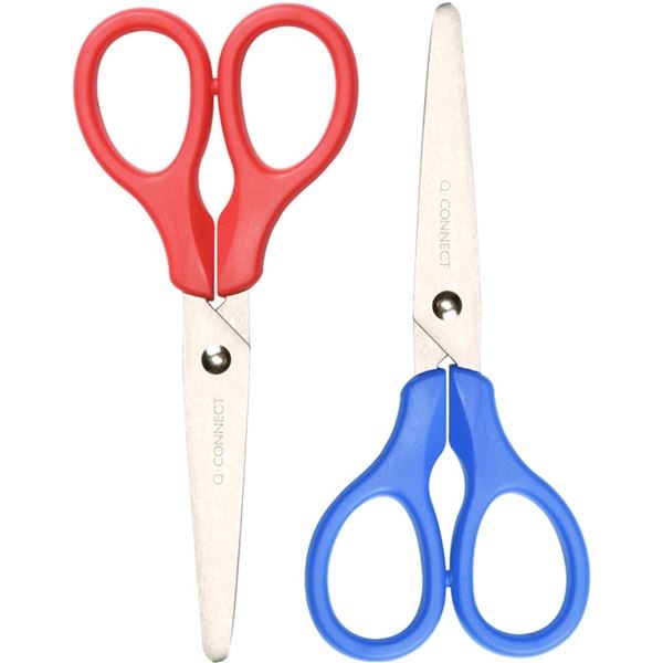 Connect Papierschere mit Kunststoffgriffen, 13 cm