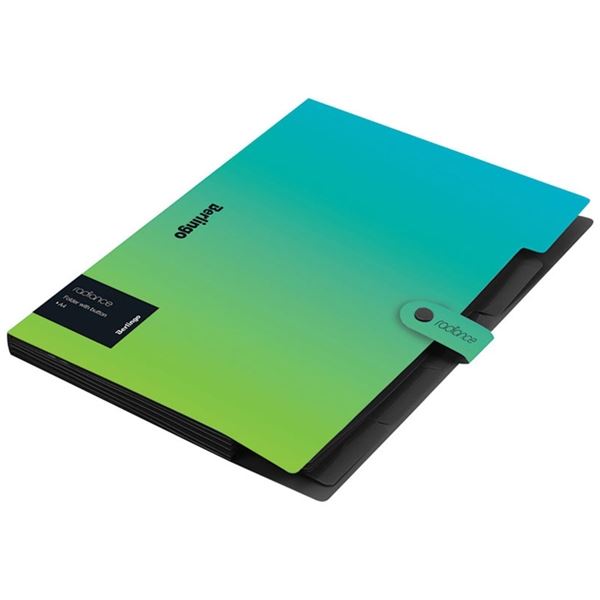 Angebotsmappe. Berlingo Radiance-A4,5inkl.,blau.