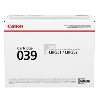 Original Canon 0287C001 / 039 Toner schwarz