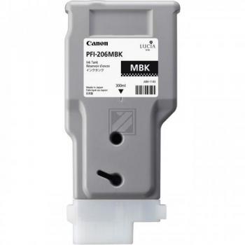 Original Canon 5302B001 / PFI-206MBK Tinte schwarz